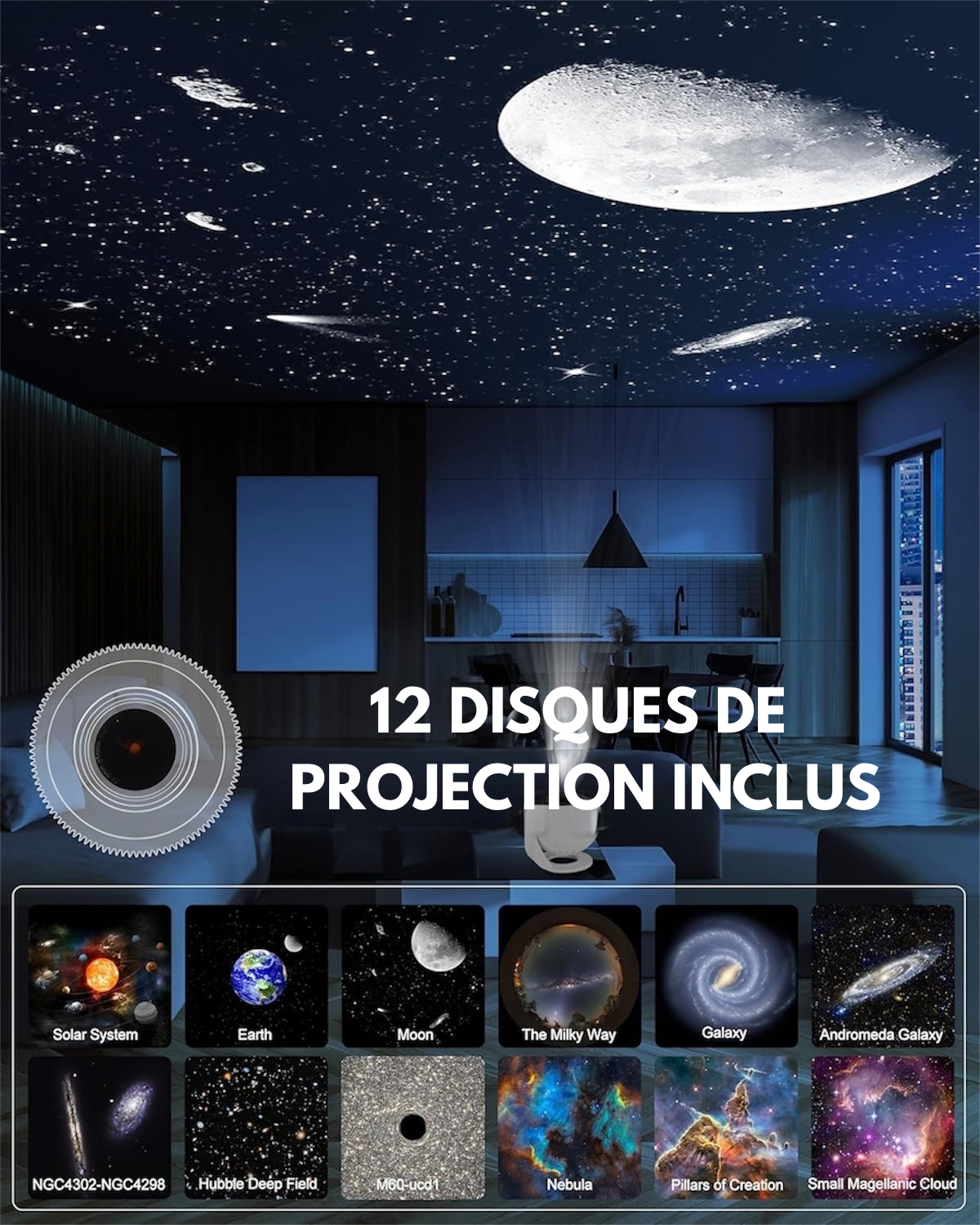 Projecteur AROVA™ de planétarium 8K